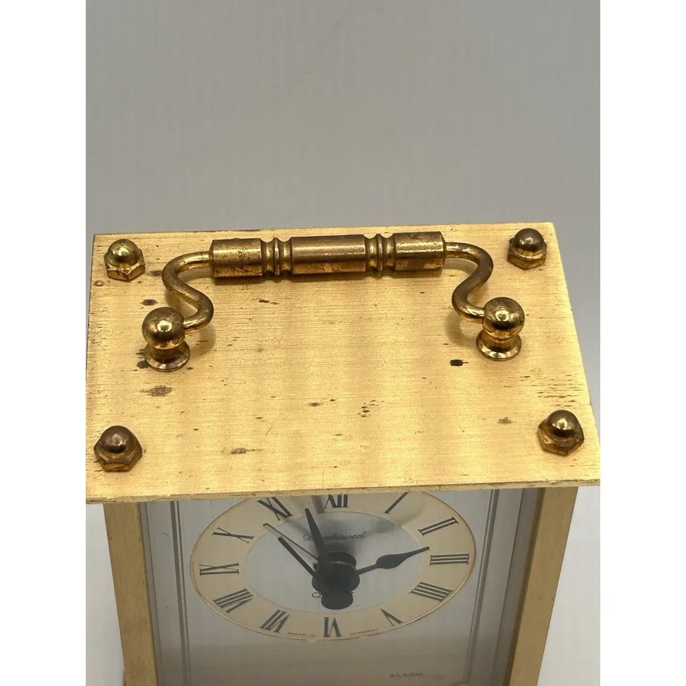 Vintage Dunhaven Quartz Alarm Clock Gemany Size 4